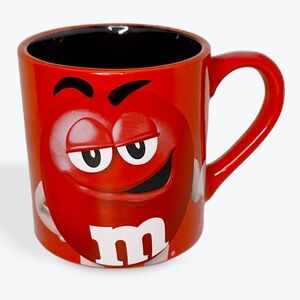 M&M'S Red Large Licensed Coffee Tea Mug Cup by Frankford Candy 2016